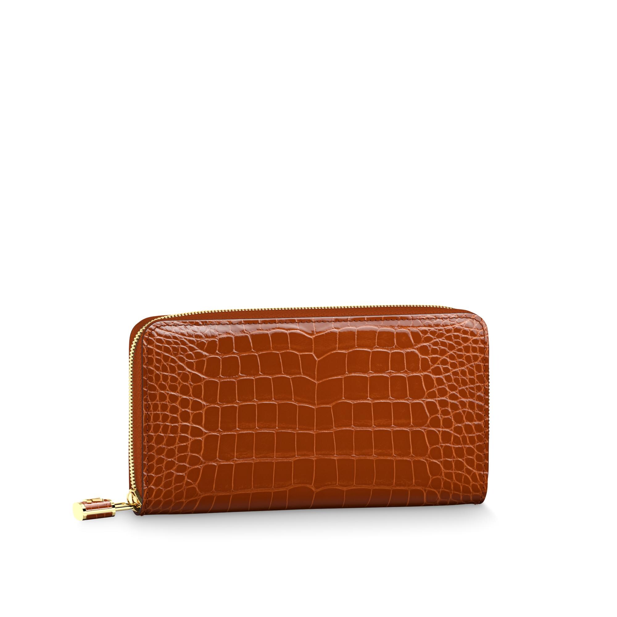 Zippy Wallet Padlock Crocodilien Brillant - Louis Vuitton